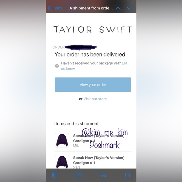 AUTHENTIC NWT SPEAK NOW CARDIGAN M/L w/ Confetti ๐ - Picture 11 of 11